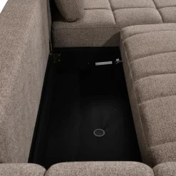 Sectional Bed with Right-Facing Chaise and Storage -