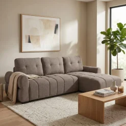 Sectional Bed with Right-Facing Chaise and Storage -