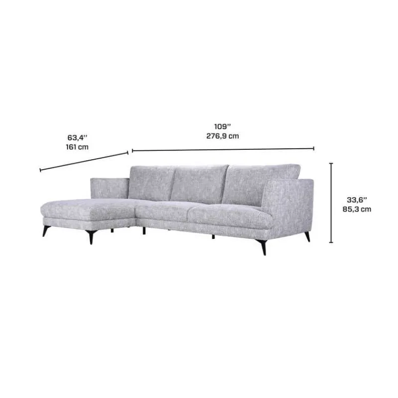 Sectional with Left-Side Chaise