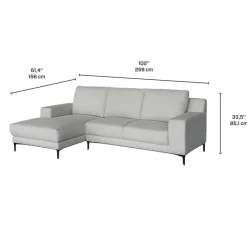 Sectional with Left-Side Chaise -