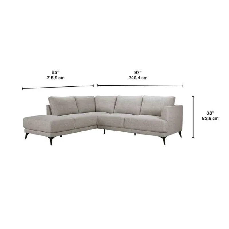 Sectional with Left-Side Chaise