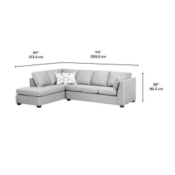 Sofa By Fancy Sectional with Left-Side Chaise