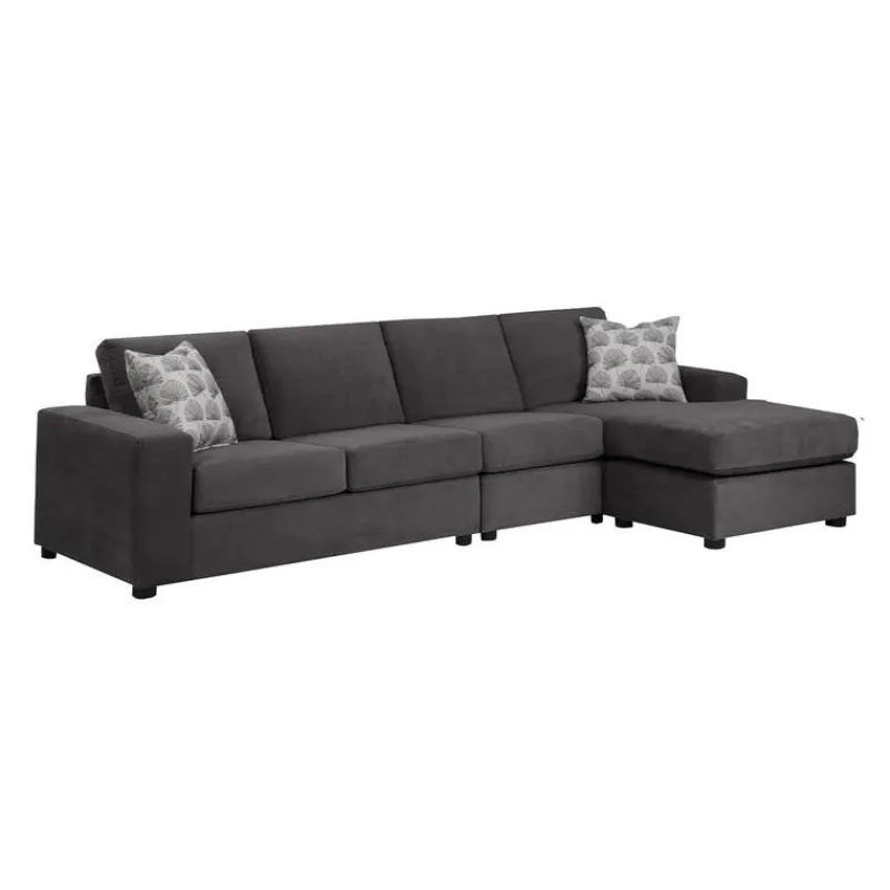 Sofa By Fancy Sectional with Reversible Chaise - Grey