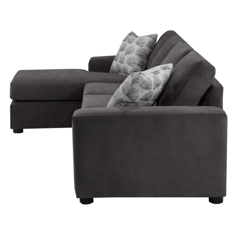 Sofa By Fancy Sectional with Reversible Chaise - Grey