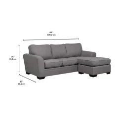 Sofa By Fancy Sectional with Reversible Chaise