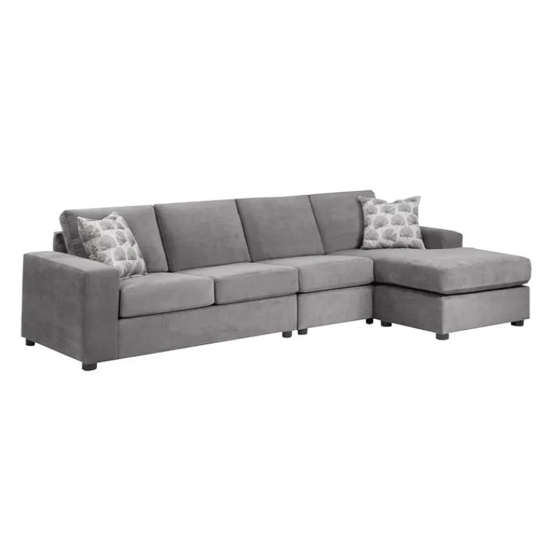 Sofa By Fancy Sectional with Reversible Chaise - Grey