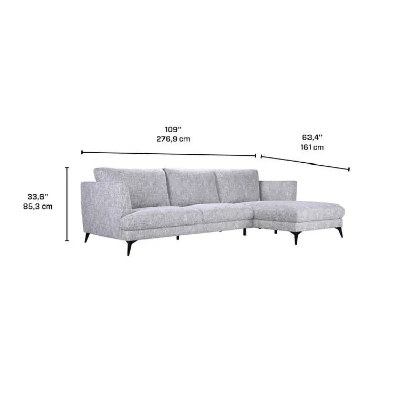 Sectional with Right-Side Chaise