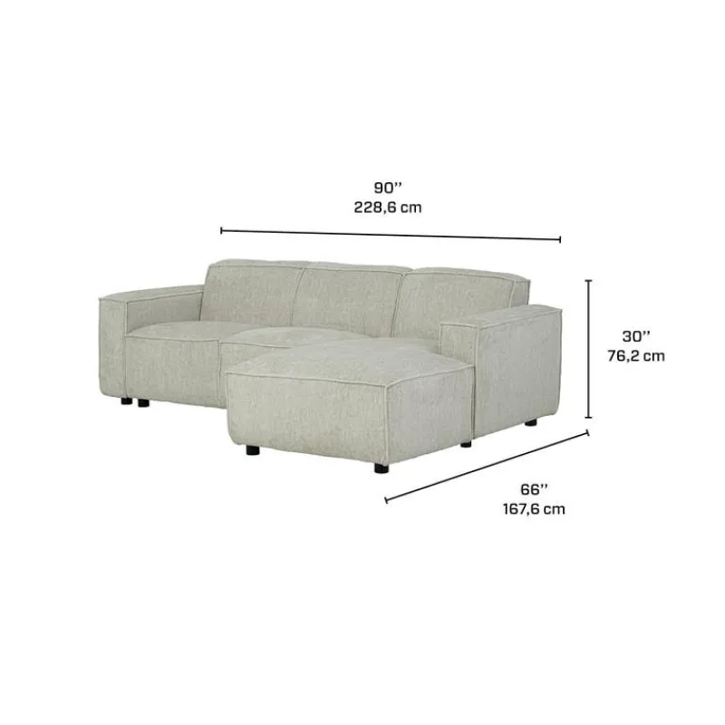Sectional with Right-Side Chaise