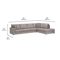 Sofa By Fancy Sectional with Right-Side Chaise
