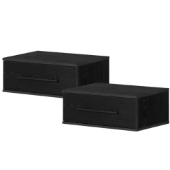 Meubles South Shore Set of 2 Floating Nightstands - South Shore