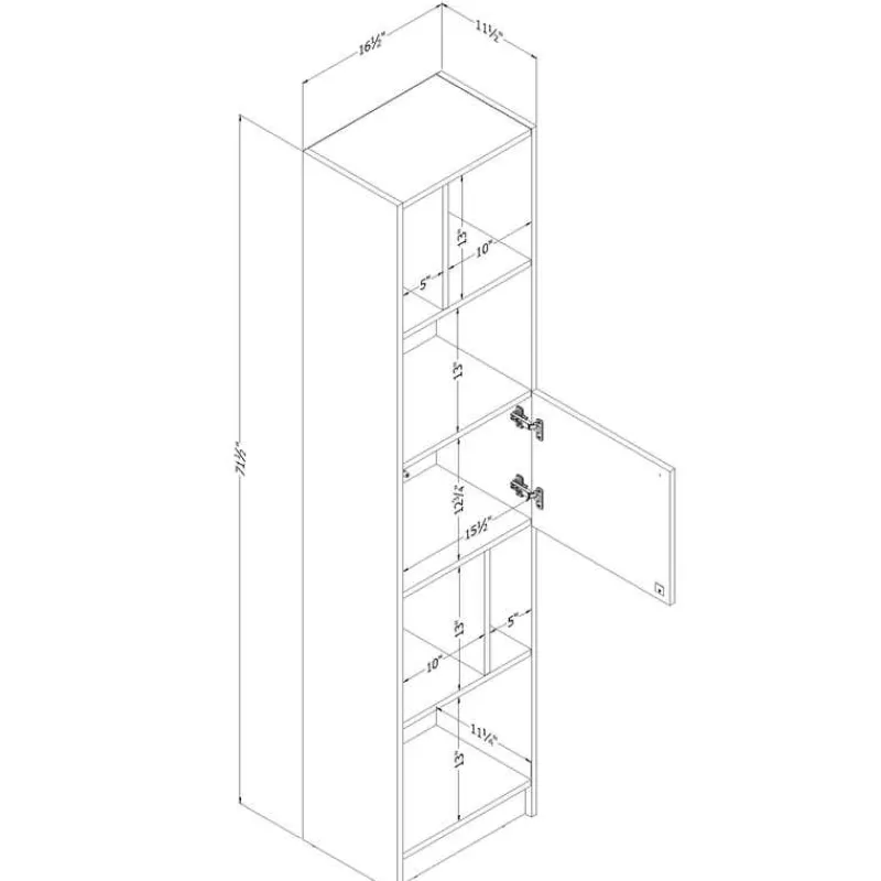 Meubles South Shore 5-shelf bookcase - South Shore