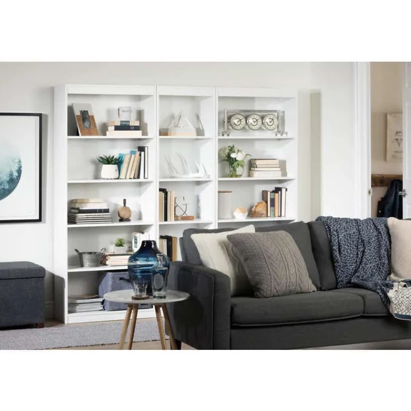 Meubles South Shore 5-Shelf Narrow Bookcase - South Shore