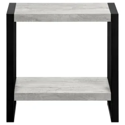 Monarch Side table - 2 tiers / 1 shelf / rectangular - 24