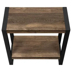Monarch Side table - 2 tiers / 1 shelf / rectangular - 24