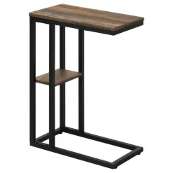 Monarch Side table / c table - 1 storage shelf / rectangular - 25