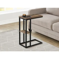Monarch Side table / c table - 1 storage shelf / rectangular - 25