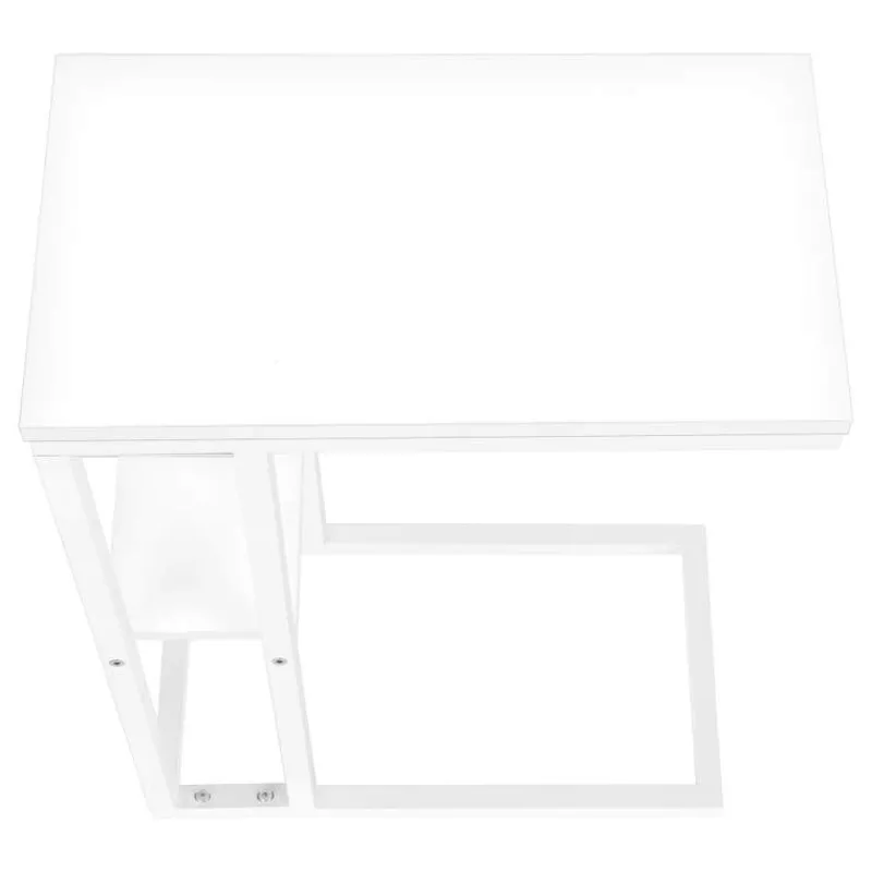 Monarch Side table / c table - 1 storage shelf / rectangular - 25"h - / met -