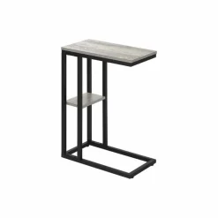 Monarch Side table / c table - 1 storage shelf / rectangular - 25
