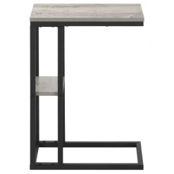 Monarch Side table / c table - 1 storage shelf / rectangular - 25
