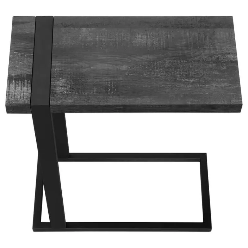 Monarch Side table / c table - thick-panel top / rectangular - 25"h - reclaimed -
