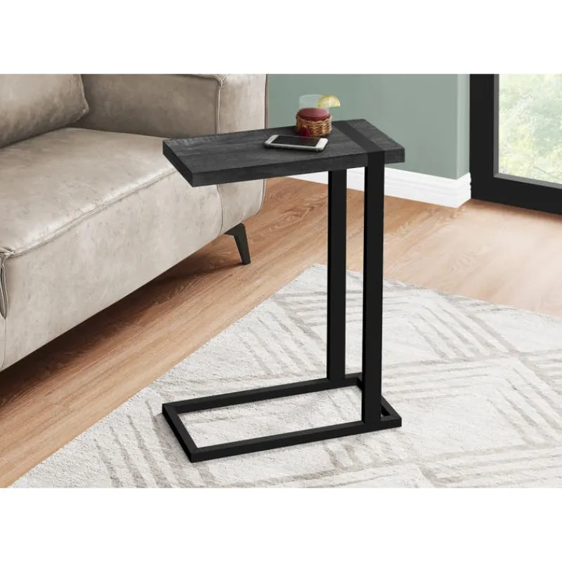 Monarch Side table / c table - thick-panel top / rectangular - 25"h - reclaimed -