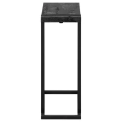 Monarch Side table / c table - thick-panel top / rectangular - 25