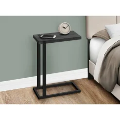 Monarch Side table / c table - thick-panel top / rectangular - 25