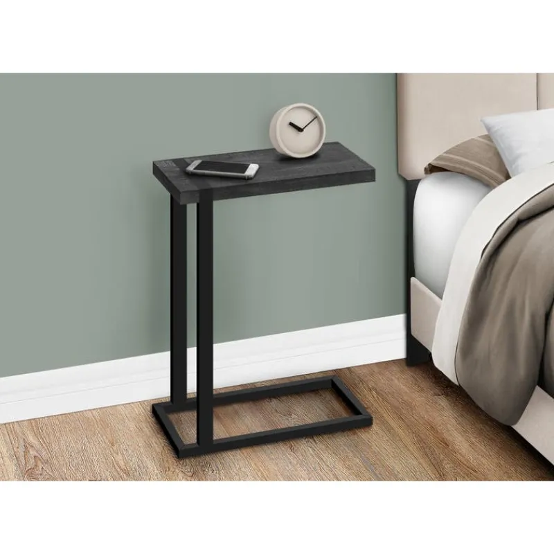 Monarch Side table / c table - thick-panel top / rectangular - 25"h - reclaimed -