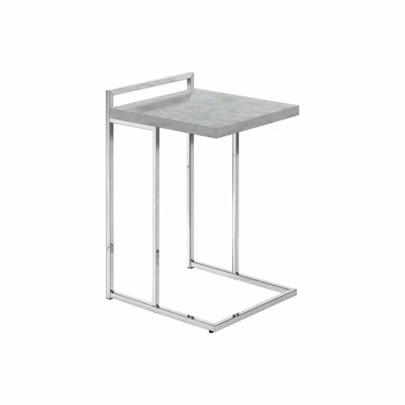 Monarch Side table / c table - thick-panel top / wide / rectangular - 25"h - cem -