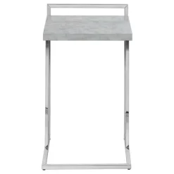 Monarch Side table / c table - thick-panel top / wide / rectangular - 25