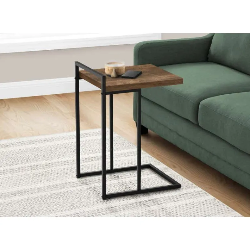 Monarch Side table / c table - thick-panel top / wide / rectangular - 25"h - re -