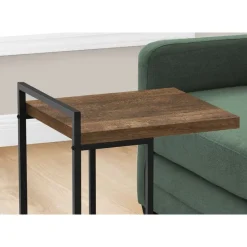 Monarch Side table / c table - thick-panel top / wide / rectangular - 25