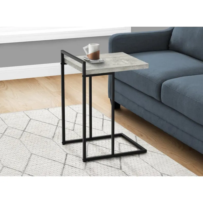 Monarch Side table / c table - thick-panel top / wide / rectangular - 25"h - rec -