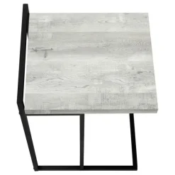 Monarch Side table / c table - thick-panel top / wide / rectangular - 25