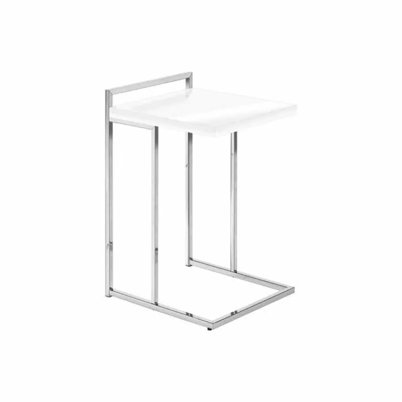 Monarch Side table / c table - thick-panel top / wide / rectangular - 25"h - glossy w -