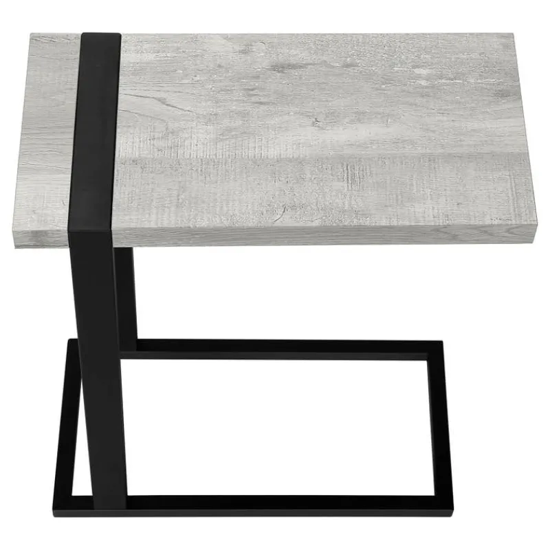 Monarch Side table / c table - thick-panel top / rectangular - 25"h - reclaimed -