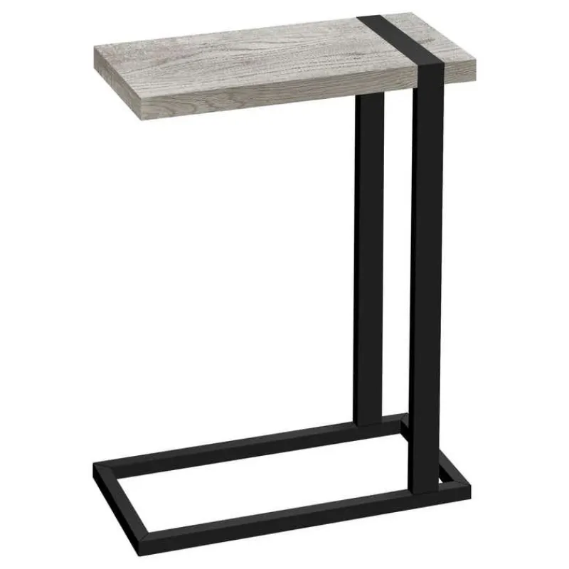 Monarch Side table / c table - thick-panel top / rectangular - 25"h - reclaimed -