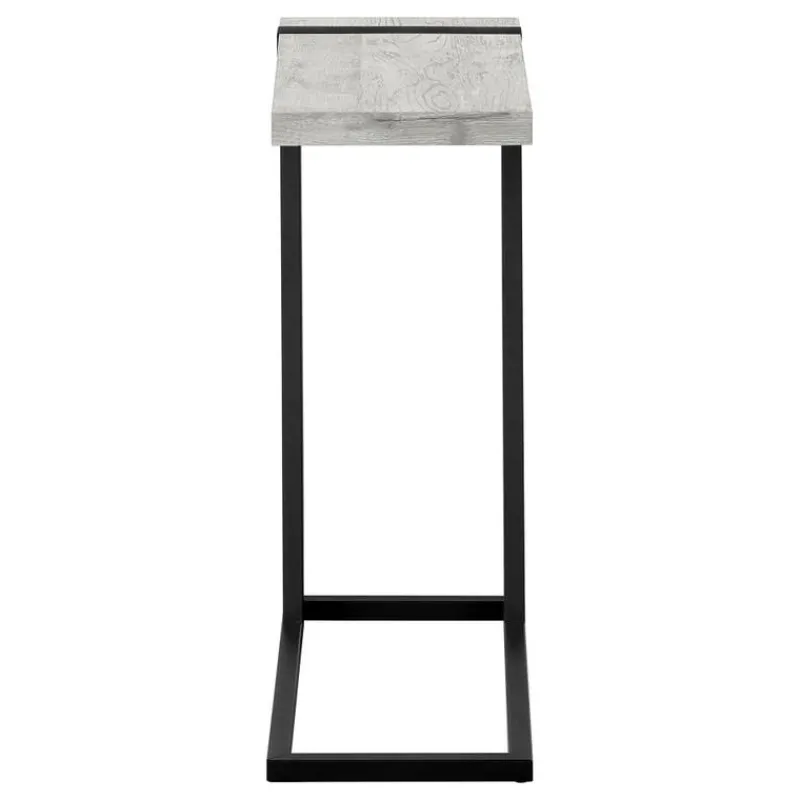 Monarch Side table / c table - thick-panel top / rectangular - 25"h - reclaimed -