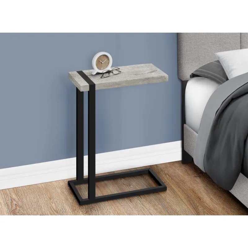 Monarch Side table / c table - thick-panel top / rectangular - 25"h - reclaimed -