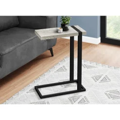 Monarch Side table / c table - thick-panel top / rectangular - 25