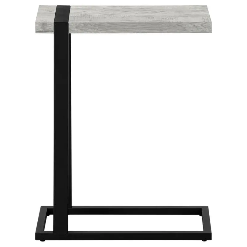 Monarch Side table / c table - thick-panel top / rectangular - 25"h - reclaimed -