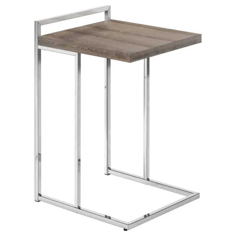 Monarch Side table / c table - thick-panel top / wide / rectangular - 25"h - dark tau -