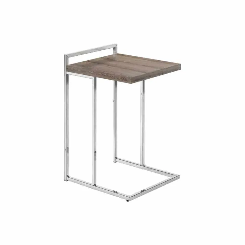 Monarch Side table / c table - thick-panel top / wide / rectangular - 25"h - dark tau -