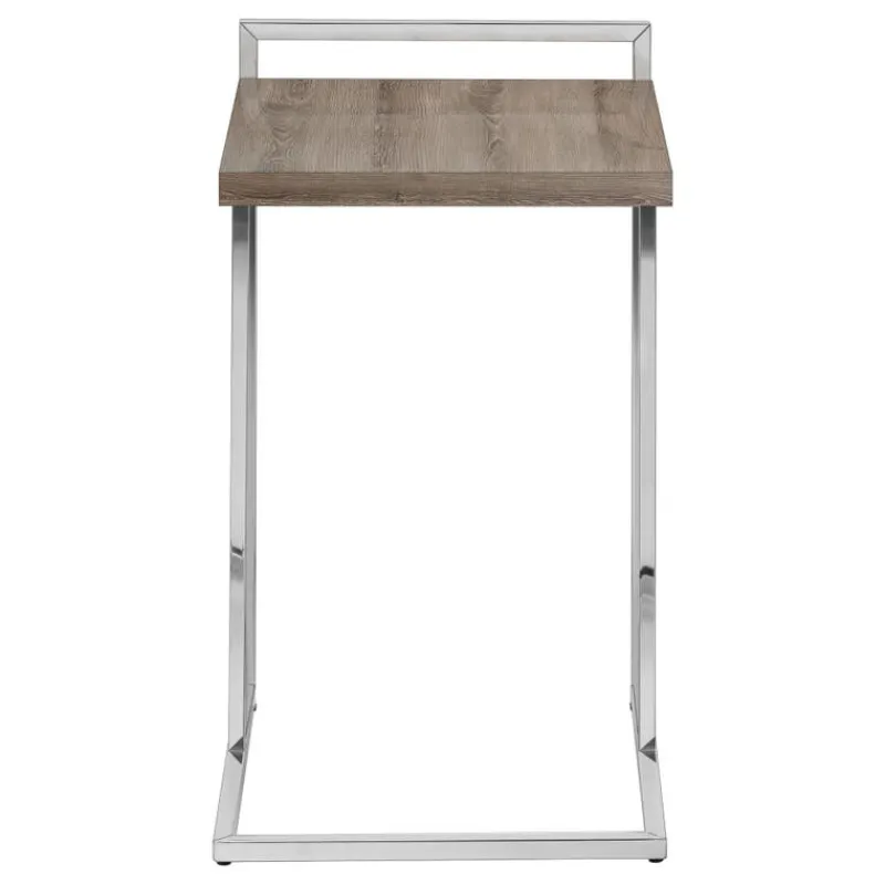 Monarch Side table / c table - thick-panel top / wide / rectangular - 25"h - dark tau -