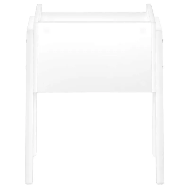 Monarch Side table / nightstand - tray top / 1 storage cubby / rectangular - 23"h - w -