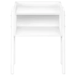 Monarch Side table / nightstand - tray top / 1 storage cubby / rectangular - 23