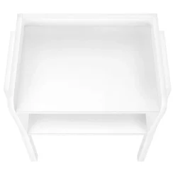 Monarch Side table / nightstand - tray top / 1 storage cubby / rectangular - 23