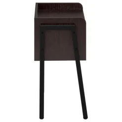 Monarch Side table / nightstand - tray top / 1 storage cubby / rectangular - 23
