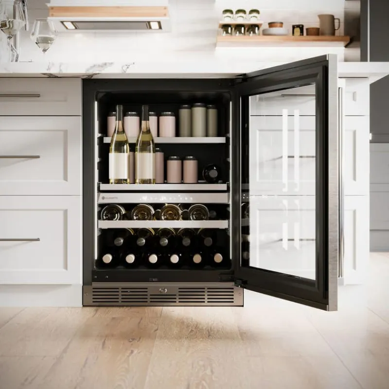 Danby SILHOUETTE 24″ Built-in Wine and Beverage Center 24" - SPRWBC052D3S