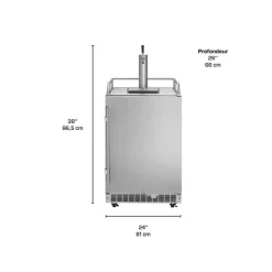 Danby SILHOUETTE 24″ Outdoor Keg Cooler 24